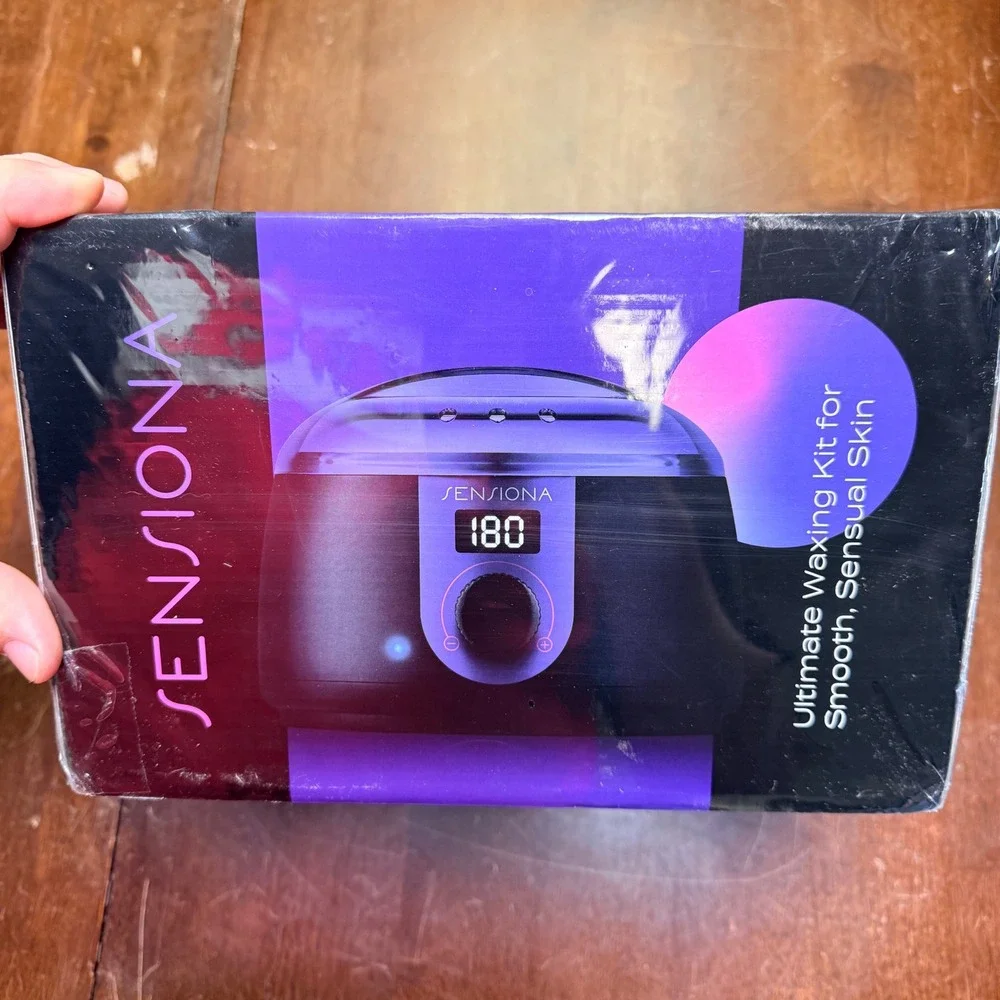 Sensiona Ultimate Waxing Kit Women OS Black Digital Professional Warmer SEN108WK